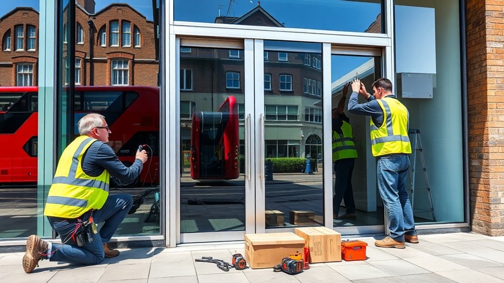 Automatic Door Installation Barnes
