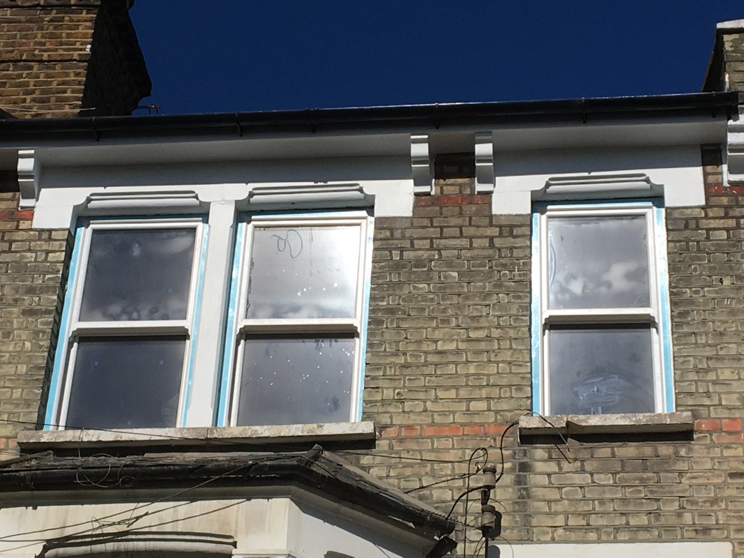 New uPVC sash windows fitted on Victorian terrace in Barnes